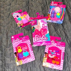 Barbie outfit & accessories lot